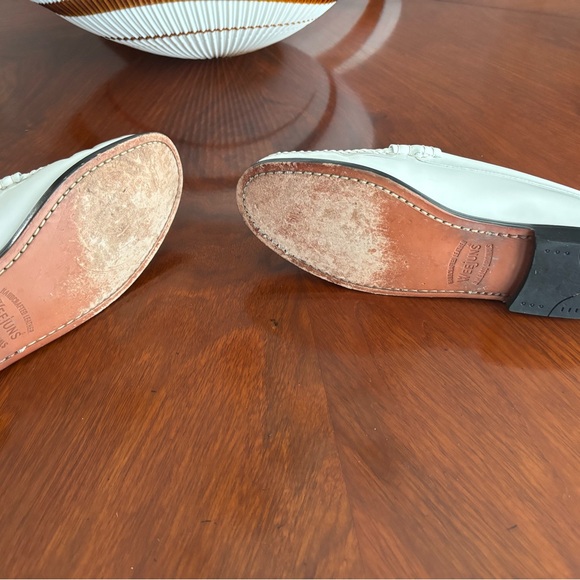 WOMENS WHITNEY EMOTICON WEEJUNS LOAFER - WHITE SIZE 9 - Picture 3 of 4